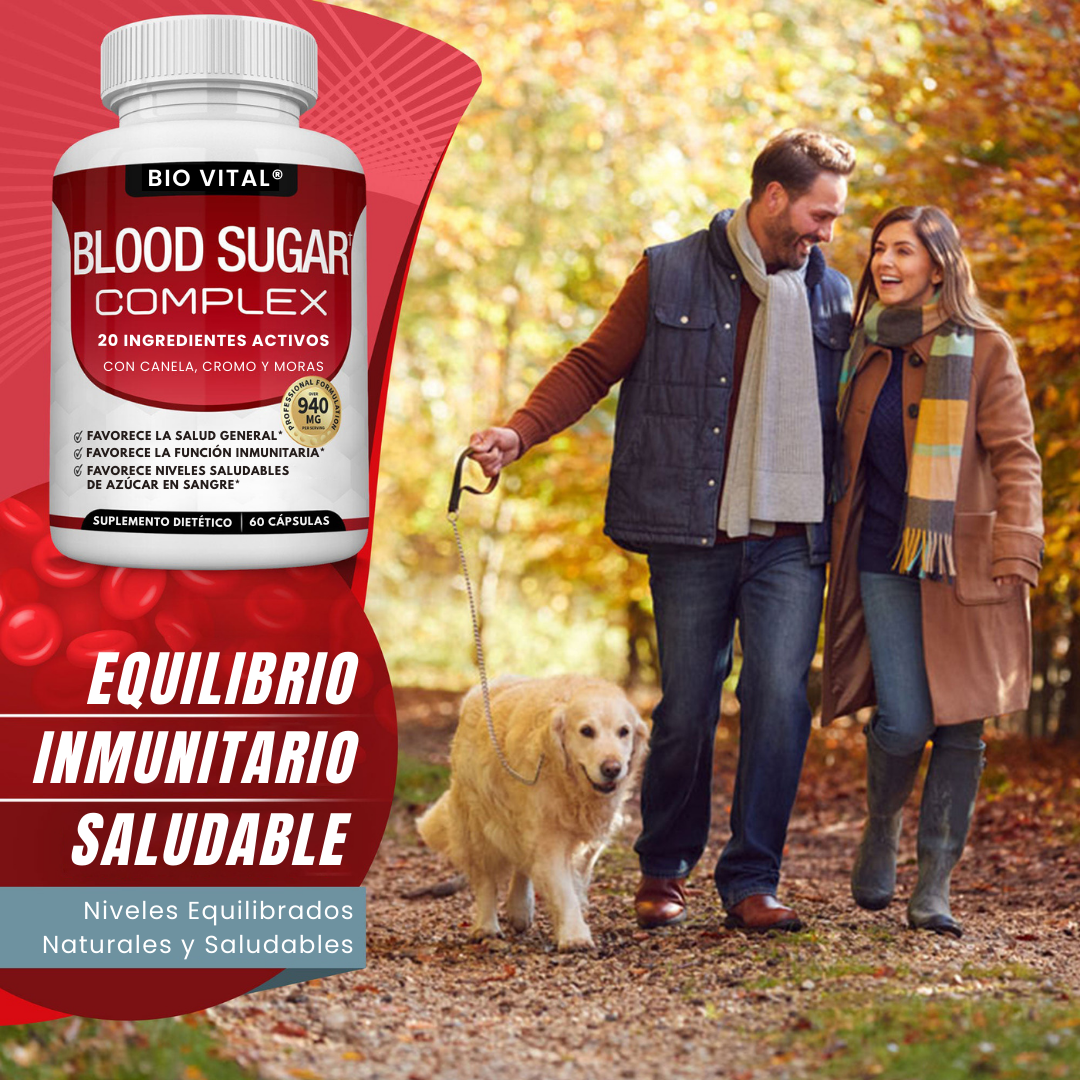 Bio Vital Blood Sugar Complex® Cápsulas que reducen diabetes