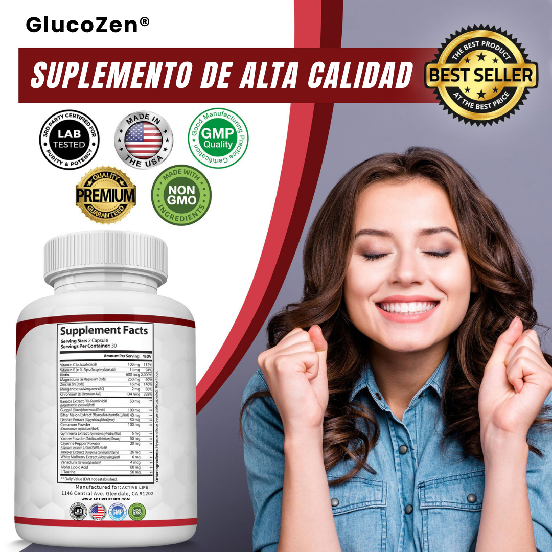 Bio Vital Blood Sugar Complex® Cápsulas que reducen diabetes