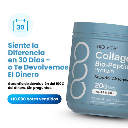 Bio Vital® Colágeno y Proteína de Alta Pureza Anti Edad