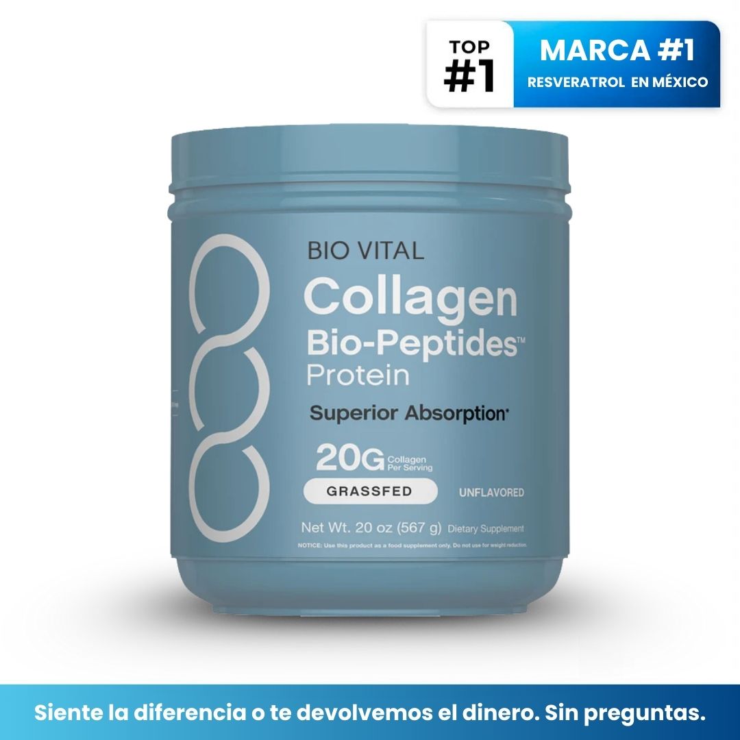 Bio Vital® Colágeno y Proteína de Alta Pureza Anti Edad