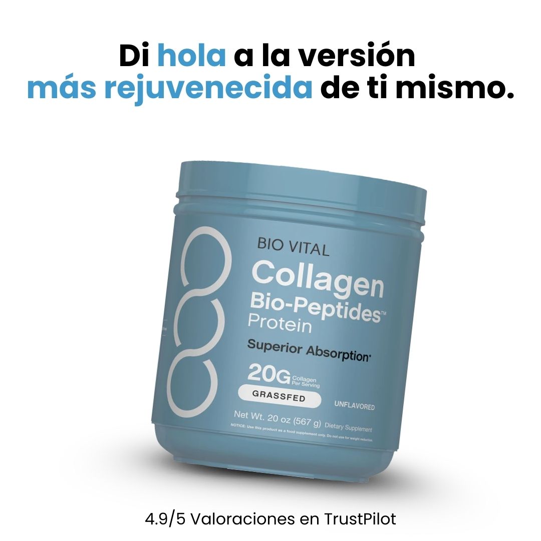 Bio Vital® Colágeno y Proteína de Alta Pureza Anti Edad